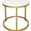 Custom Stone Top Table Gold Frame_ISA International_1