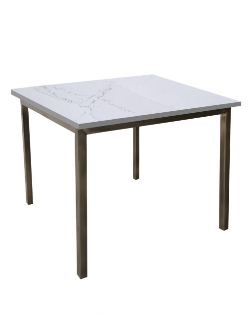 Custom ADA Table Base in P75 Antique Brass _ISA International