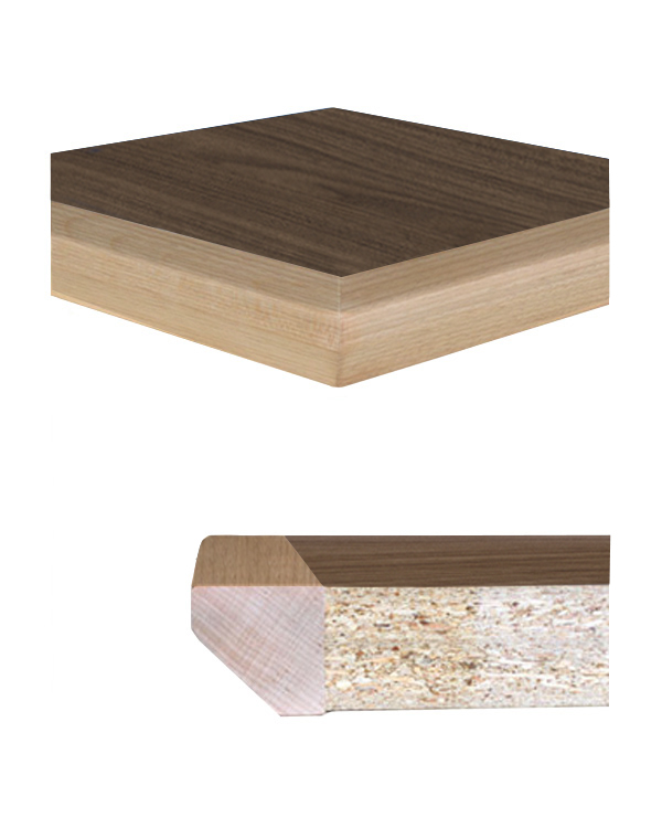 ISA 04 Reverse Bevel Solid Wood Edge