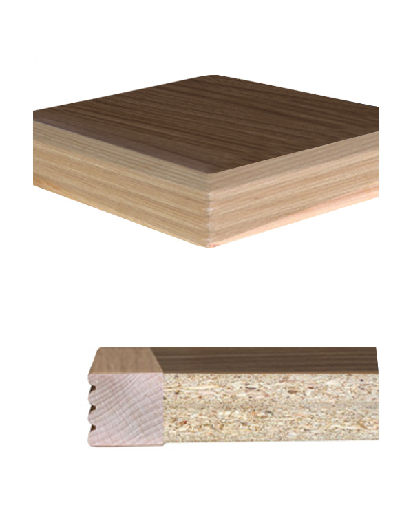ISA 20 Half Ribbed Solid Wood Edge