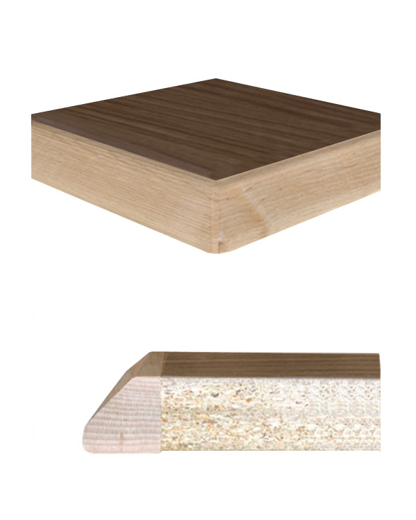 ISA 22 Sloped Solid Wood Edge