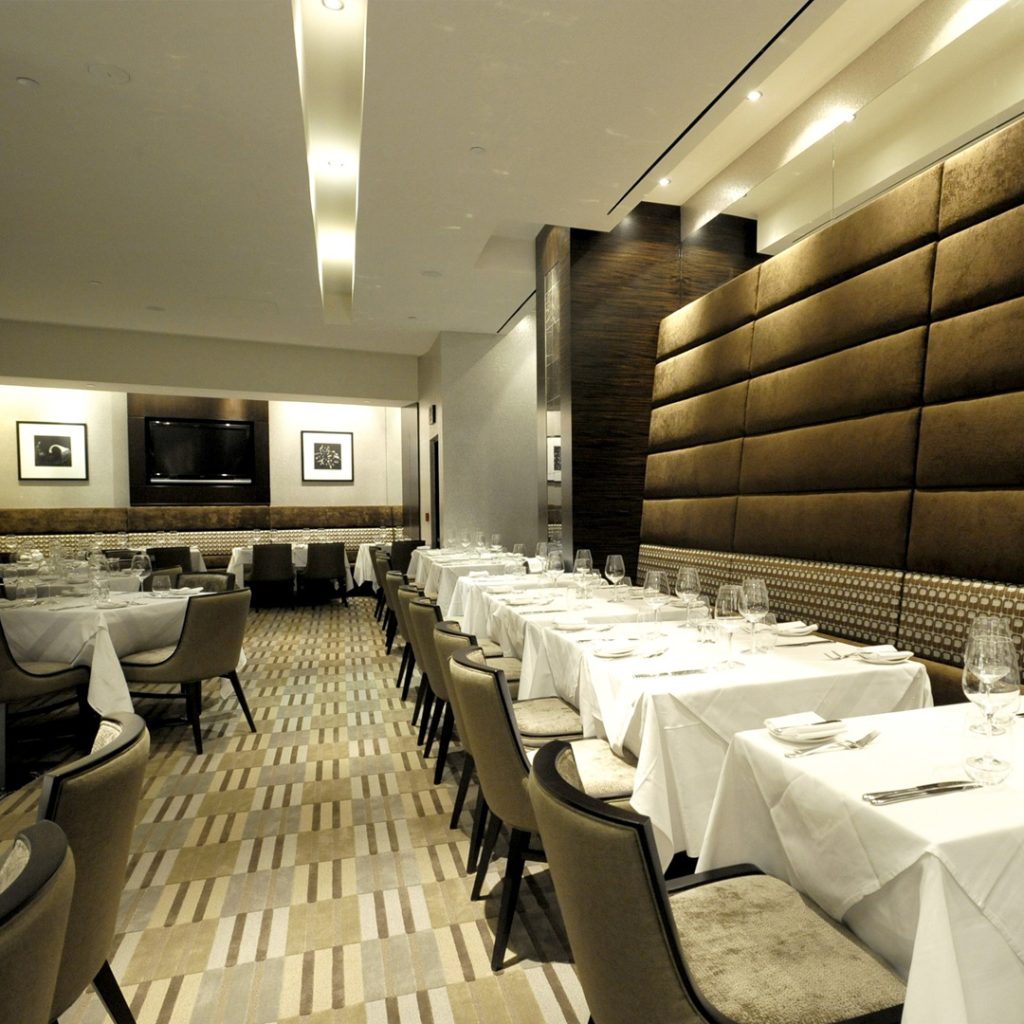 Location:  Air Canada Center, TorontoDesigner: Fleur-de-lis Interior Design (Toronto)Chair(s): 361 Deco    Barstool(s):  1361-WLG Deco Bar  Top(s): Custom marble built to specificationBase(s):  1900 City