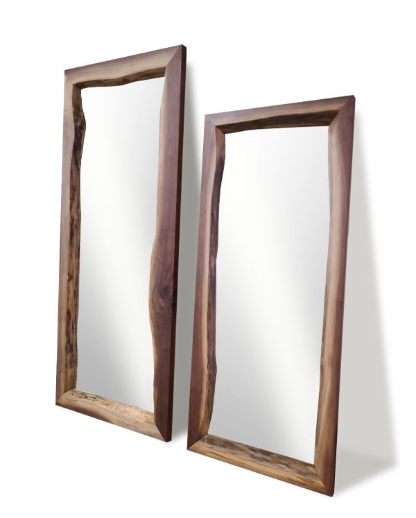 Custom Live Edge Mirrors