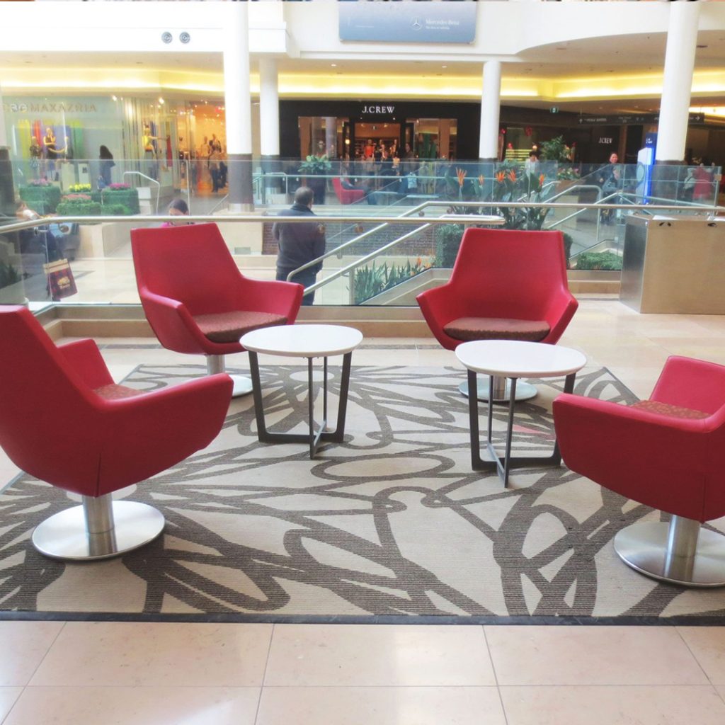 Location: Toronto, ON Designer: GHA DesignChair(s): 930-DB Panorama Lounge 930-WLG Panorama Lounge 930-XFB Panorama Lounge Table(s): Custom Sherway Table